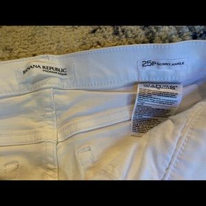 Banana republic 25P skinny ankle jeans